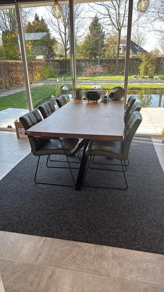 Eettafel stoelen Goossens, Ophalen, Zo goed als nieuw, Bruin, Vijf, Zes of meer stoelen