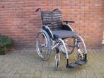 Excel aluminium rolstoel 47cm arm en druksteunen verstelbaar, Ophalen of Verzenden, Inklapbaar, Zo goed als nieuw, Duwrolstoel