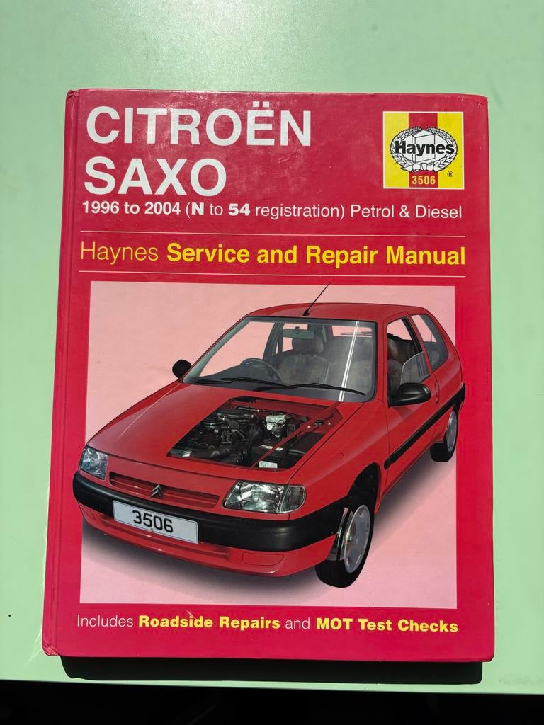 Haynes Service Manual 3506 Citroën Saxo (1996-2004), Auto diversen, Handleidingen en Instructieboekjes, Ophalen of Verzenden