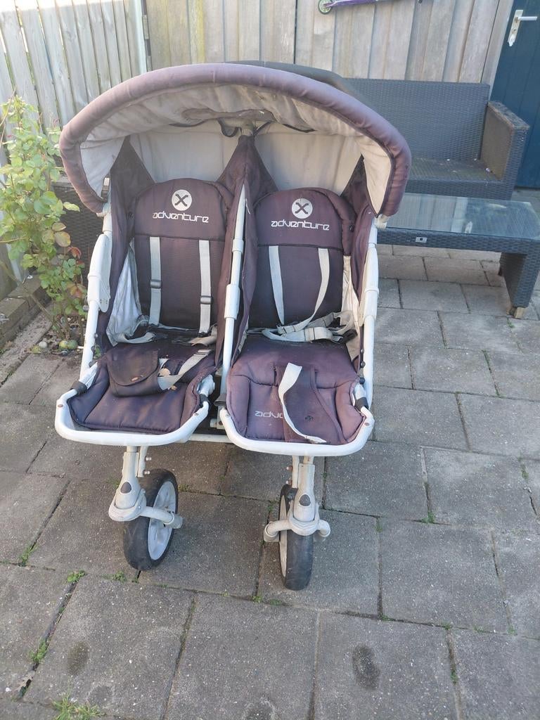 Adventure Duowagen - Ideaal voor twee kinderen, Ophalen, Gebruikt, Overige merken, Verstelbare rugleuning