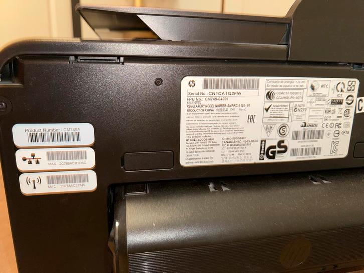 HP Officejet Pro 8600 All-in-One Printer, Computers en Software, Printers, Gebruikt, All-in-one, Inkjetprinter, Faxen, Draadloos