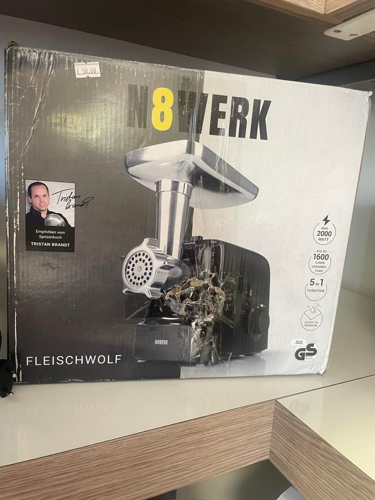 N8WERK Vleesmolen, Ophalen of Verzenden, Nieuw