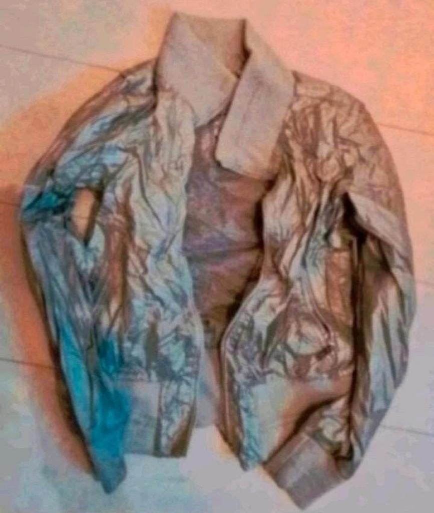 Zomer jas maat 152 zilver kleurig, Kinderen en Baby's, Ophalen of Verzenden, Zo goed als nieuw, Meisje, Jas