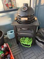 Green Egg inclusief tafel + afdekhoes, Ophalen, Zo goed als nieuw