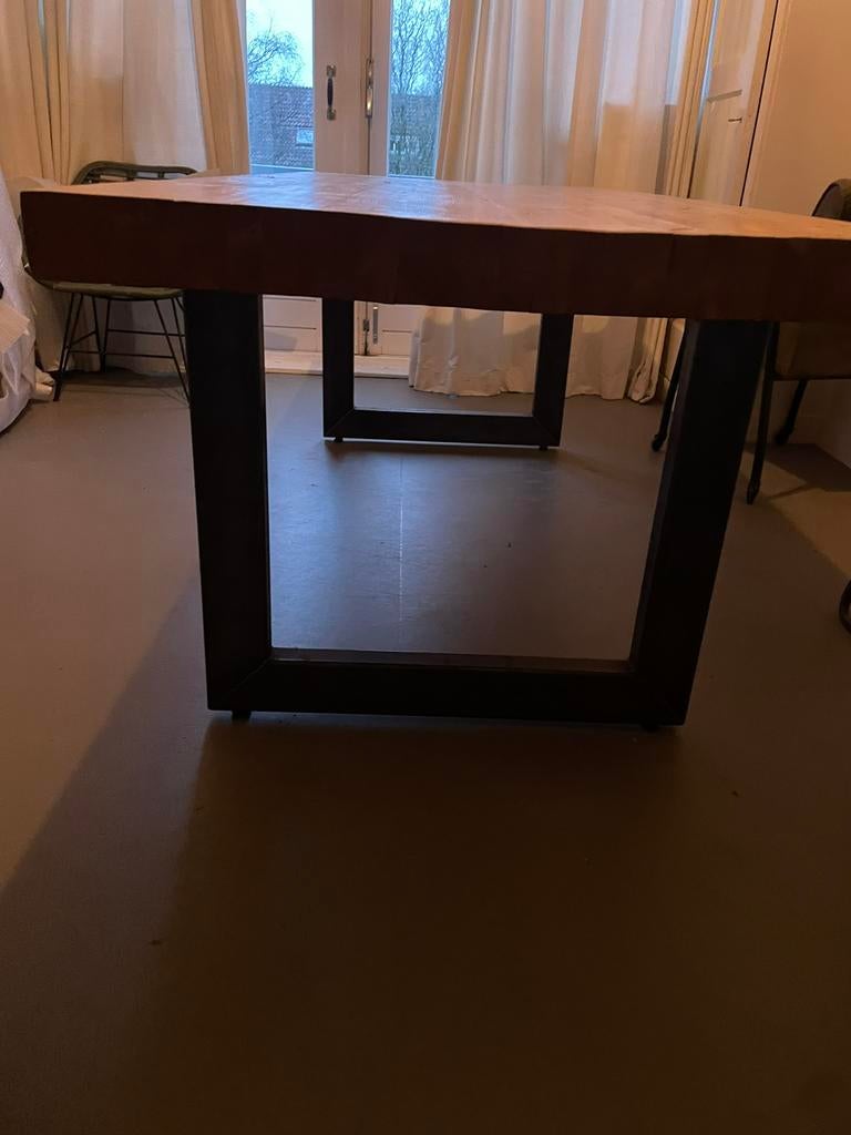 Eettafel, 75 cm of meer, 200 cm of meer, Ophalen of Verzenden, Zo goed als nieuw