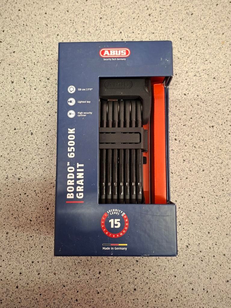 Abus Bordo 6500K vouwslot, Verzenden, Alarm, Nieuw, Vouwslot