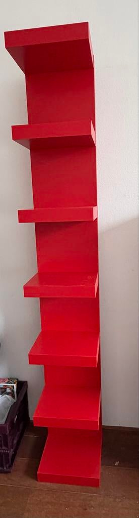 Ikea Lack wandrek rood - 190 x 30 x 28 cm, Huis en Inrichting, Woonaccessoires | Wandplanken en Boekenplanken, Ophalen, Gebruikt