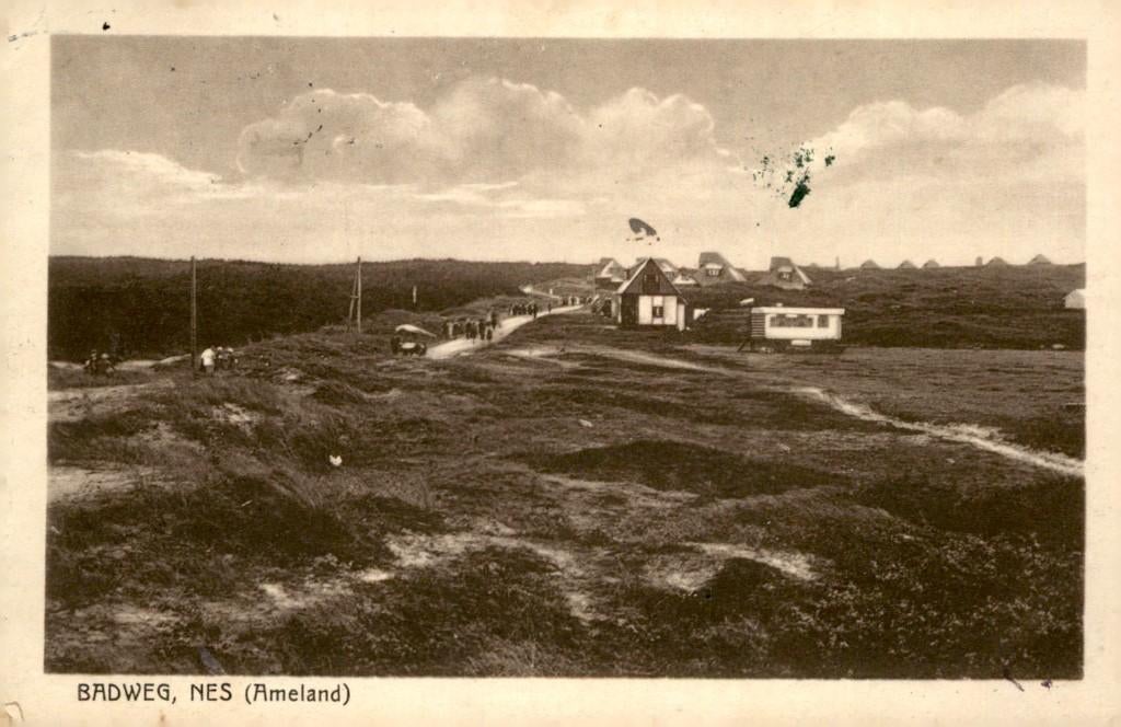 Nes - Ameland Badweg # 959, Verzenden, 1920 tot 1940, Gelopen, Waddeneilanden