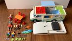 Playmobil 6671 grote familie camper auto vakantie, Kinderen en Baby's, Speelgoed | Playmobil, Ophalen, Gebruikt, Complete set