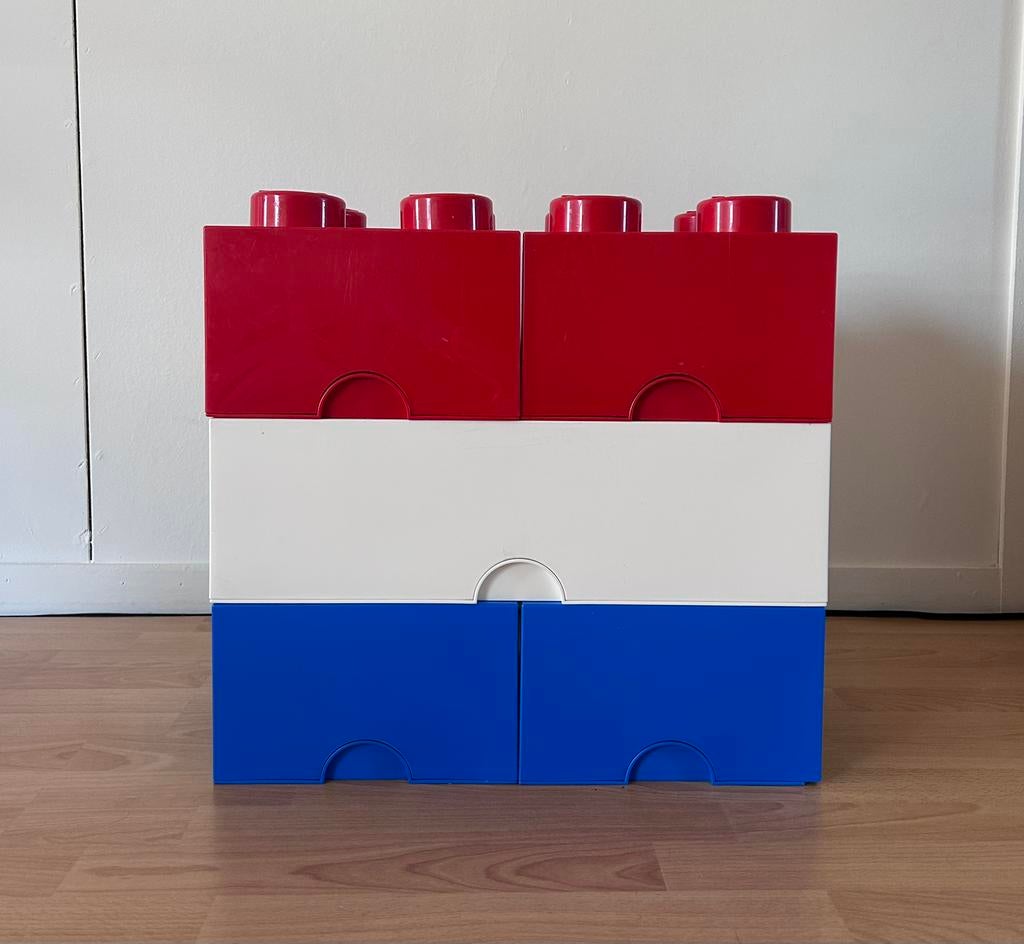 Lego opbergbox brick opbergbak, Kinderen en Baby's, Speelgoed | Duplo en Lego, Ophalen, Zo goed als nieuw, Lego