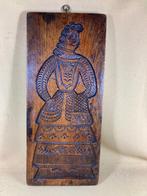 Antieke dubbelzijdige speculaasplank 19e eeuw, Ophalen of Verzenden