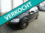 Opel Corsa 1.2-16V Elegance, Voorwielaandrijving, Gebruikt, Zwart, Origineel Nederlands