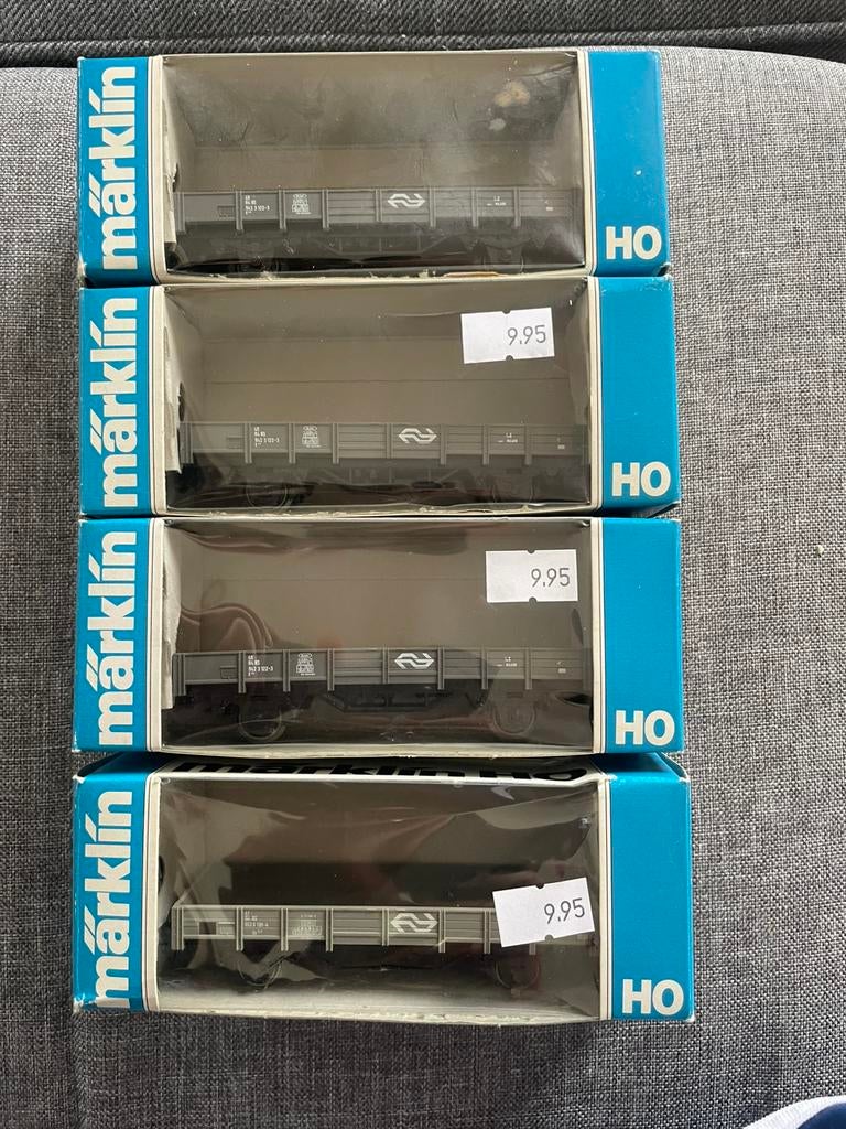 Marklin NS 4433 wagons (4st), Hobby en Vrije tijd, Modeltreinen | H0, Wisselstroom, Wagon, Ophalen of Verzenden, Märklin