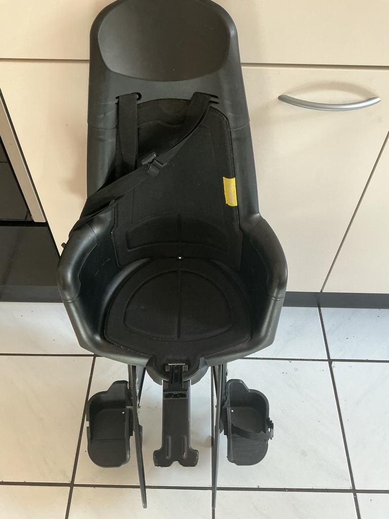 Universeel Bobike fietsstoeltje met speciale beenbeschermer, Ophalen of Verzenden, Zo goed als nieuw