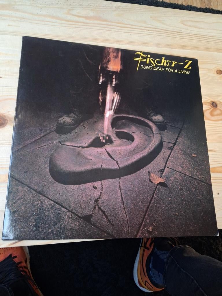 Fischer-Z - Going Deaf For A Living LP (ZGAN), Ophalen of Verzenden, Zo goed als nieuw, 12 inch, Alternative