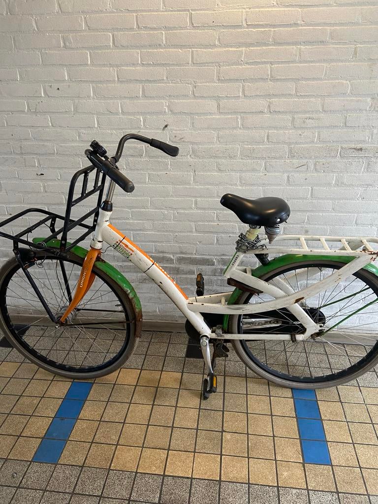 Volwassen fiets van postcode loterij, Fietsen en Brommers, Fietsen | Dames | Damesfietsen, Terugtraprem, Ophalen, Overige merken