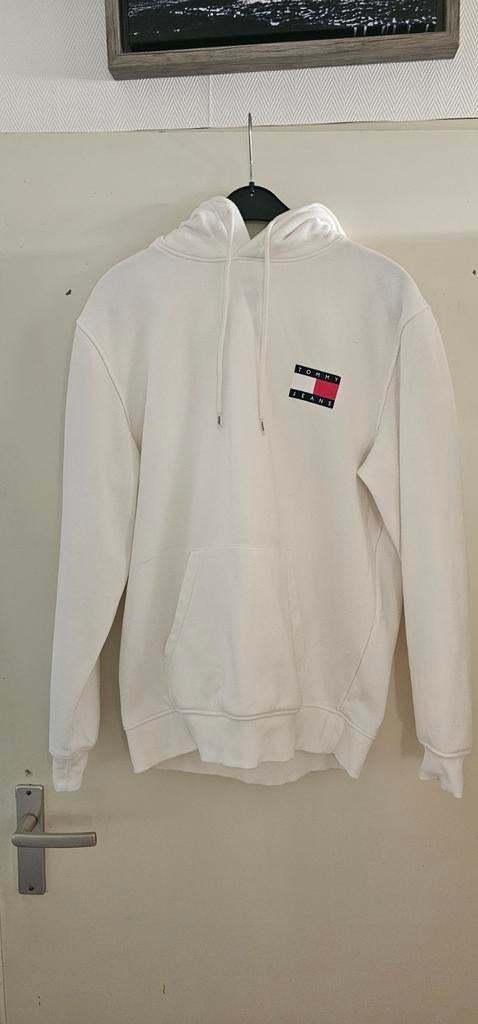 Tommy Hilfiger Hoodie - Wit, Maat 38/40 (M), Wit, Ophalen of Verzenden, Zo goed als nieuw