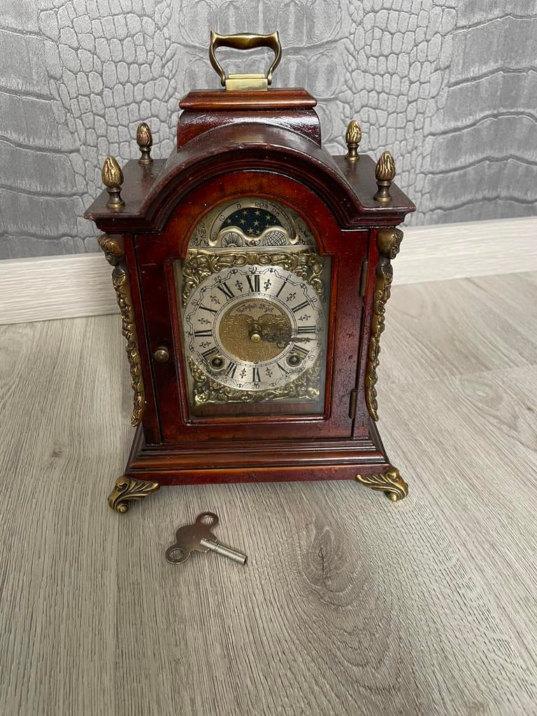 Antieke tafelKlok JWA compleet!, Ophalen of Verzenden