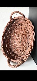handgevlochten WILGENTENEN/ROTAN MAND, Huis en Inrichting, Woonaccessoires | Schalen en Manden, Overige materialen, Mand, Ophalen of Verzenden