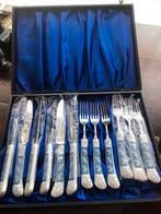 Engels bestek uit Sheffield, 6 messen en 6 vorken, Antiek en Kunst, Antiek | Bestek, Ophalen of Verzenden