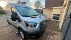 Ford Transit GB 350 L2h2 68kWh 269pk RWD 2023 Grijs, Auto's, Automaat, Origineel Nederlands, Elektrisch, Stoelverwarming