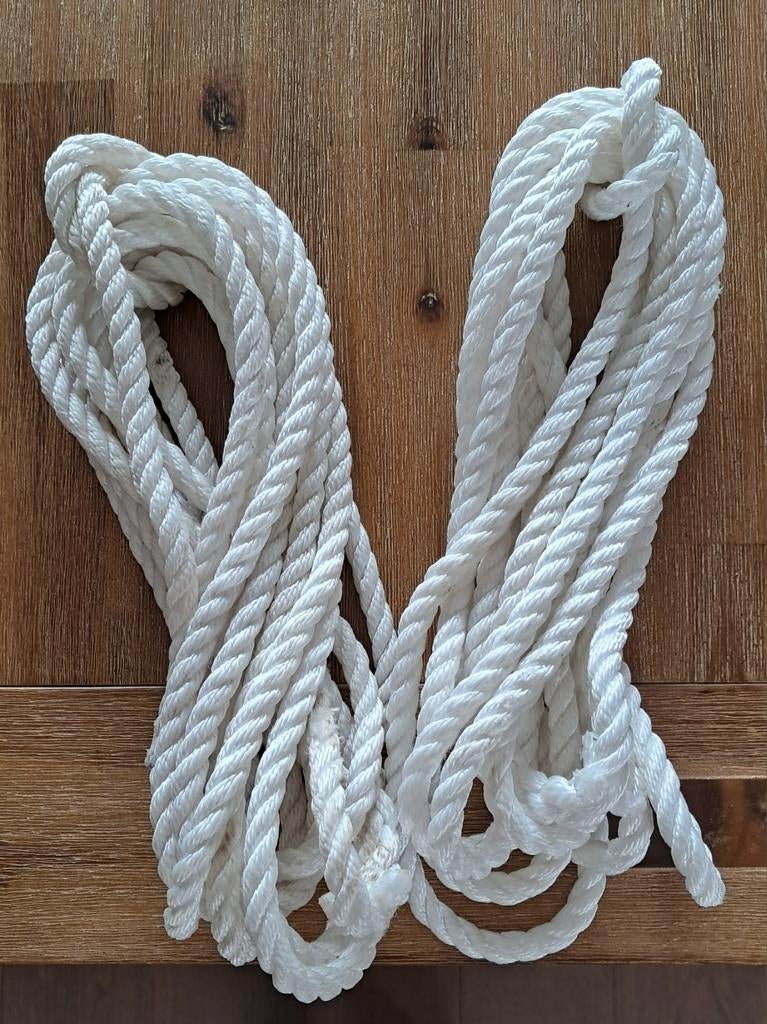 Landvasten 2x 6,5 meter, Ophalen of Verzenden, Lijn of Blok