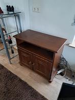 Donker Eiken TV Kast met Uitschuifbare Plank, Ophalen, Gebruikt, Klassiek, Eikenhout