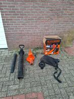 BLACK+DECKER Bladblazer 3000W met zuig- en versnipperfunctie, Gebruikt, BLACK+DECKER, Met opvangzak, Handgedragen