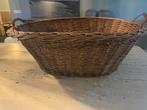 Grote rieten wasmand, Ophalen, Zo goed als nieuw, Rond, Riet