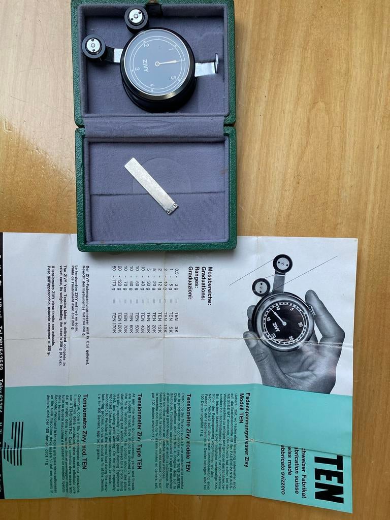 Vintage meetinstrumenten uit textiellaboratorium, Antiek en Kunst, Antiek | Gereedschap en Instrumenten, Ophalen