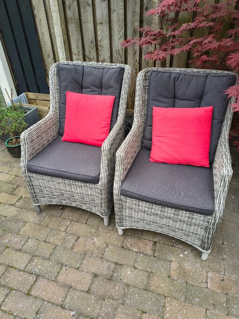 Tuinstoelen set Bois le Duc 4 stuks, Ophalen, Zo goed als nieuw