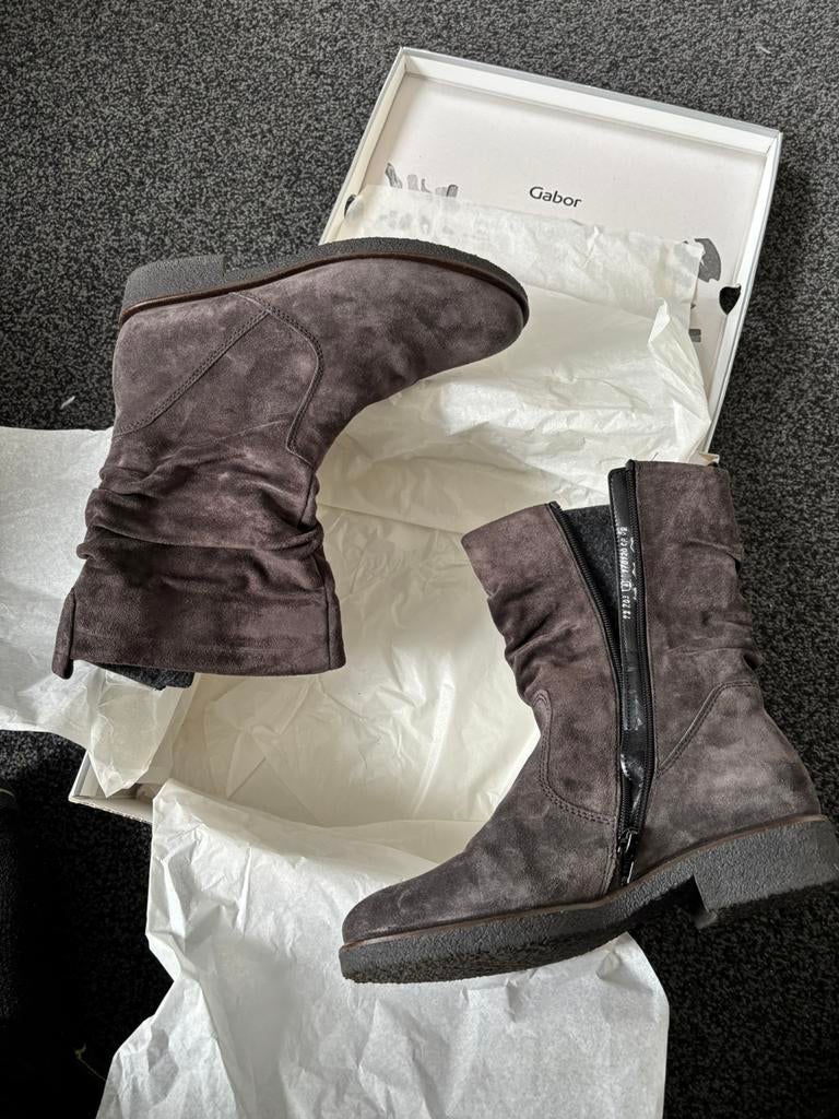 Gabor kuitlaarsjes grijs dreamvelour nieuw, Ophalen, Nieuw, Schoenen