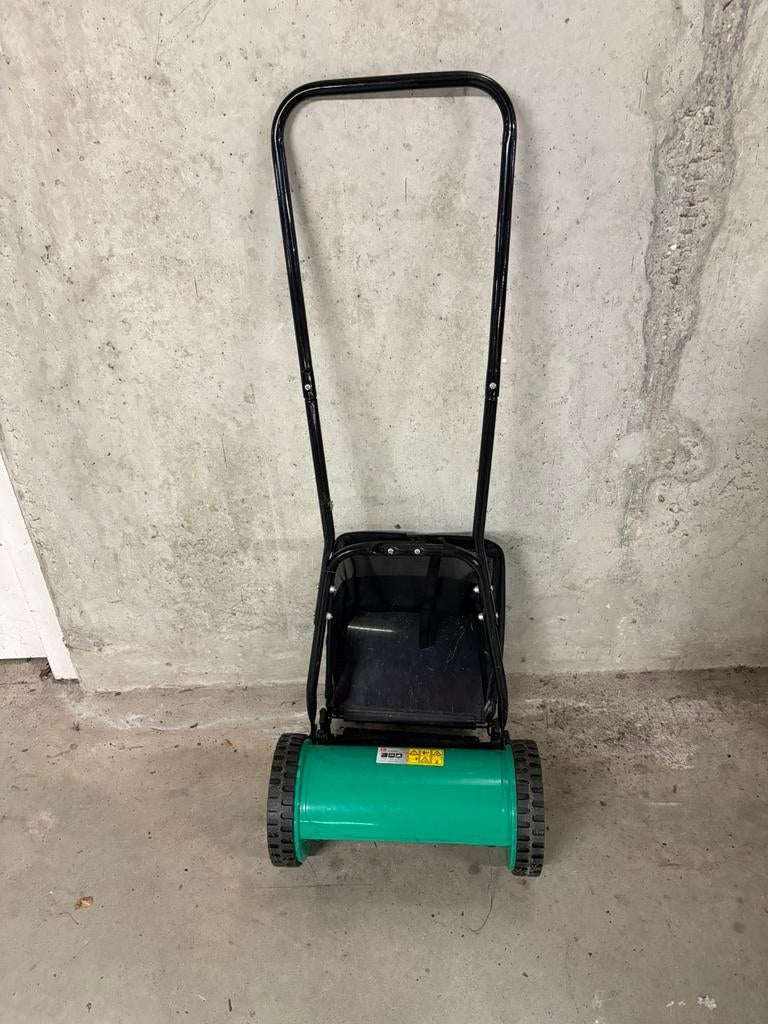 Grasmaaier, Ophalen, Gebruikt, Handgrasmaaier, Opvangzak