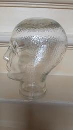 Vintage glazen hoofd, Verzamelen, Ophalen of Verzenden, Huis en Inrichting