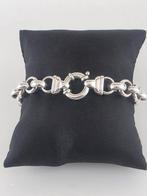 Zilveren jasseron armband                               Z120, Sieraden, Tassen en Uiterlijk, Armbanden, Gebruikt, ., Ophalen of Verzenden