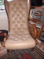 chesterfield fauteuil, Ophalen, Gebruikt, Chesterfield, 75 tot 100 cm