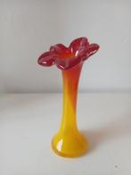 Antiek Amberina vaasje, Antiek en Kunst, Antiek | Glas en Kristal, Ophalen of Verzenden