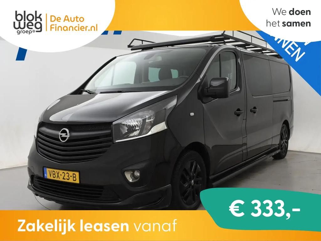 Opel Vivaro 1.6 CDTI 145 PK DUBBEL CAB. IRMSCHE € 19.950,0, Auto's, 145 pk, Stof, Zwart, Origineel Nederlands