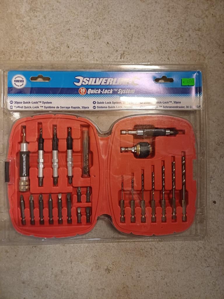 Silverline Quick-Lock Schroevendraaierset 30-delig, Ophalen of Verzenden, Nieuw