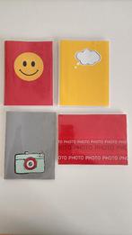 4 plastic foto mapjes / album met insteekmapjes, Ophalen of Verzenden, Voor 1940, Zo goed als nieuw, Overige onderwerpen