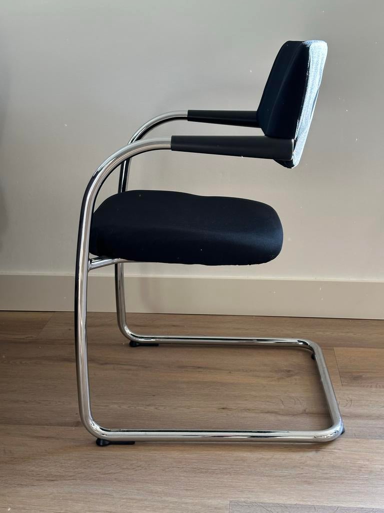 Vitra Visavis stoelen van Antonio Citterio, Huis en Inrichting, Stoelen, Ophalen, Gebruikt, Zwart, Vier