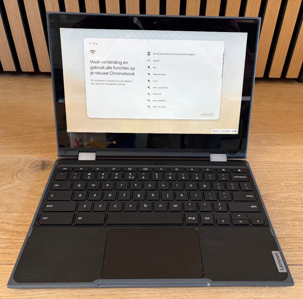 Lenovo Chromebook 300e, Ophalen, Qwerty, Touchscreen, Lenovo chromebook