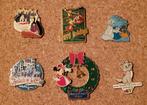 Set 6 LE Disney Stitch Mickey Aristocats Chip&Chap pins, Verzenden, Mickey Mouse, Zo goed als nieuw, Overige typen
