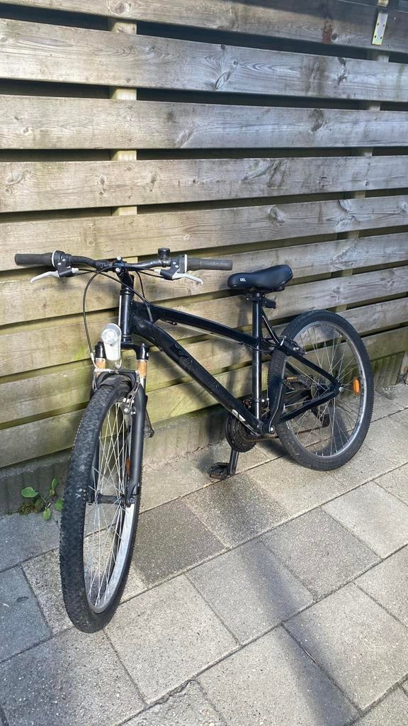 Zwarte fiets, Ophalen, Zo goed als nieuw, Staal, 24 inch of meer