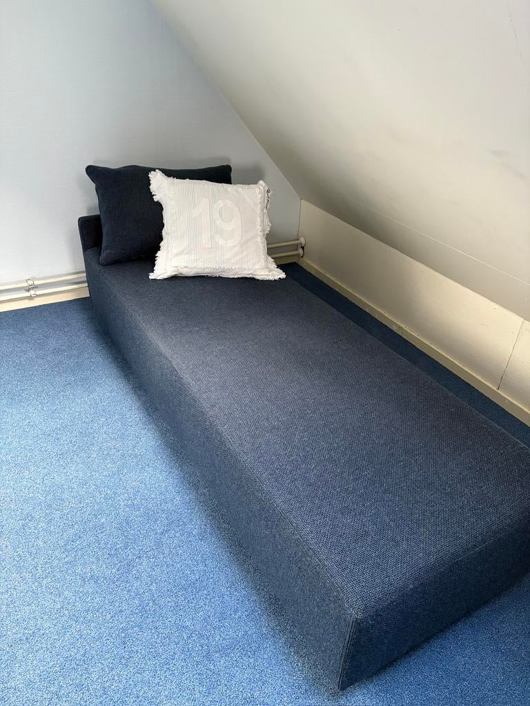 Divan, Ophalen, Gebruikt, Eenpersoons, Blauw