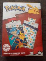 Nieuw dekbedovertrek Pokemon 1 persoons, Ophalen of Verzenden, Nieuw, Jongetje of Meisje, Dekbedovertrek