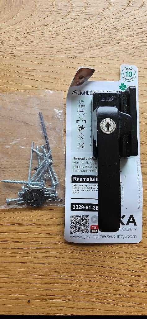 AXA home security veiligheids raamsluiting raamslot geopend, Doe-het-zelf en Verbouw, Hang- en Sluitwerk, Ophalen of Verzenden