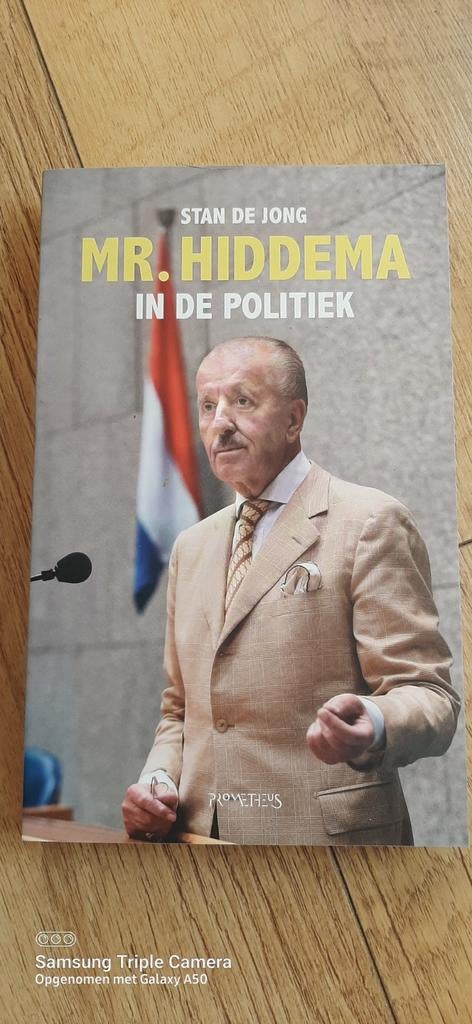 Stan de Jong - Mr. Hiddema in de politiek, Boeken, Stan de Jong, Ophalen of Verzenden, Zo goed als nieuw, Nederland
