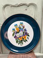 Rond vintage dienblad, Antiek en Kunst, Ophalen of Verzenden