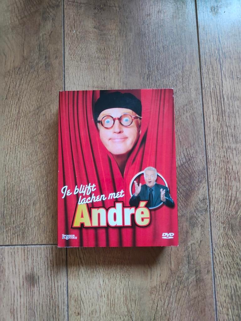 Dvd Box Je Blijft Lachen met Andre, Cd's en Dvd's, Dvd's | Cabaret en Sketches, Alle leeftijden, Ophalen of Verzenden, Zo goed als nieuw